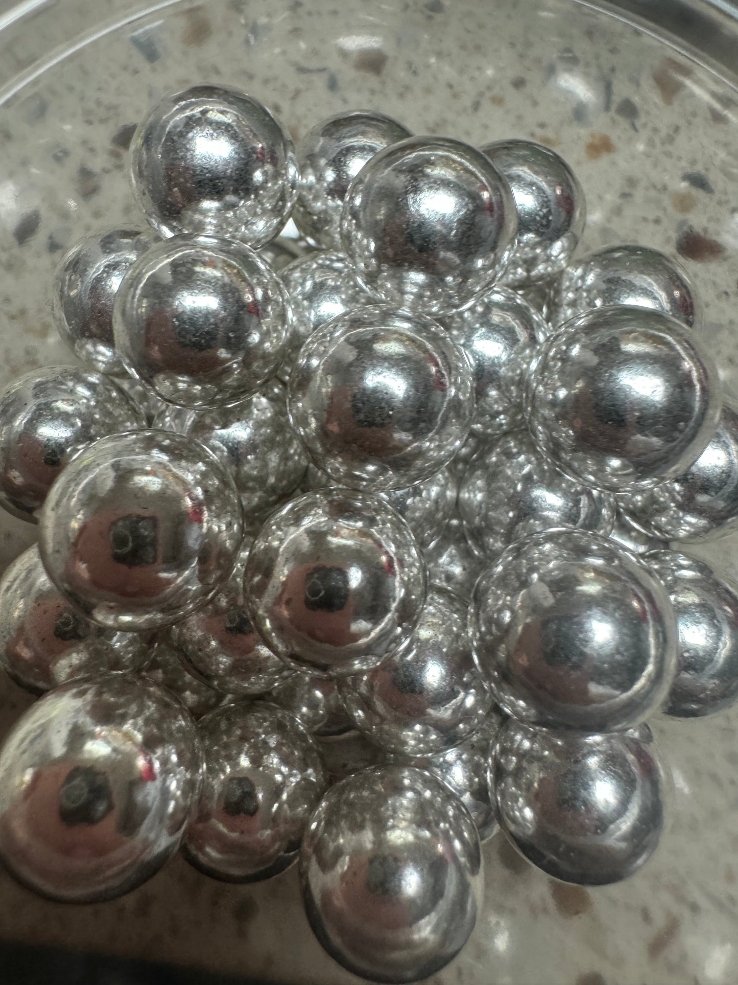 Sprinkles silver metallic big balls