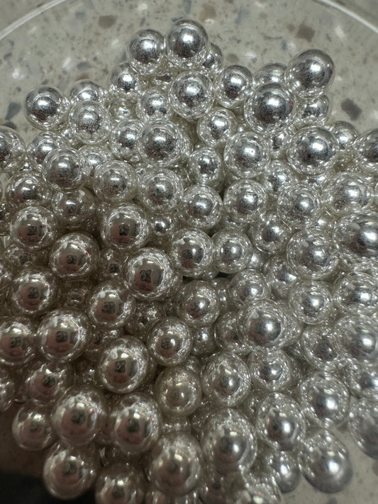 Sprinkles silver metallic balls