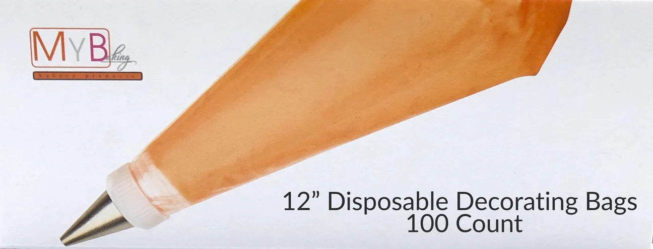 12” Disponsable Decorating Bags 100 pcs